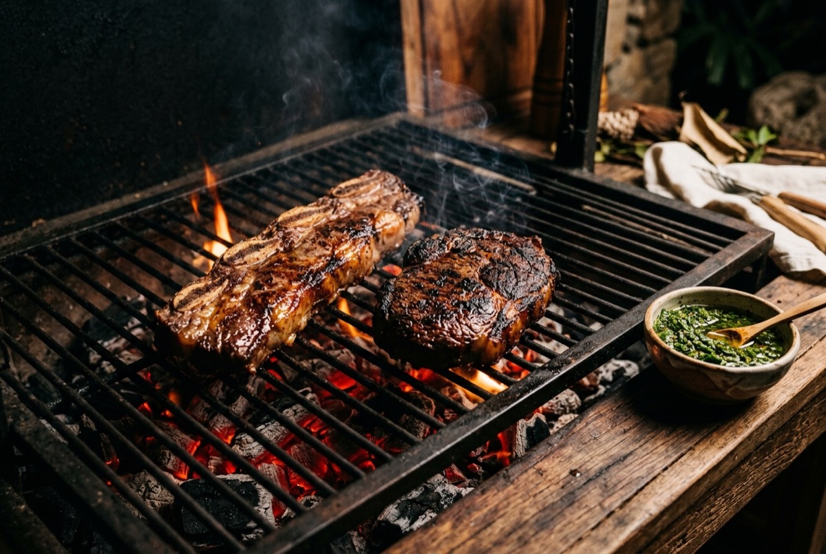 Argentine Asado — The classic gaucho ritual with slow-cooked cuts and intense flavors over the open fire.